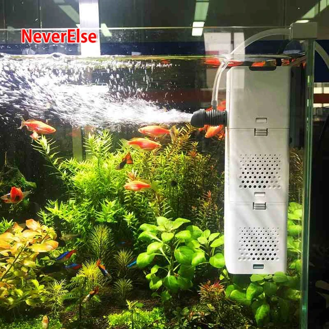 Aquarium Filter Pumpe 4In1 Fisch Tank Tauch Luft Sauerstoff aquarium  wasserpumpe Welle pumpe 110V 220V filter pumpe biologische bälle -  AliExpress