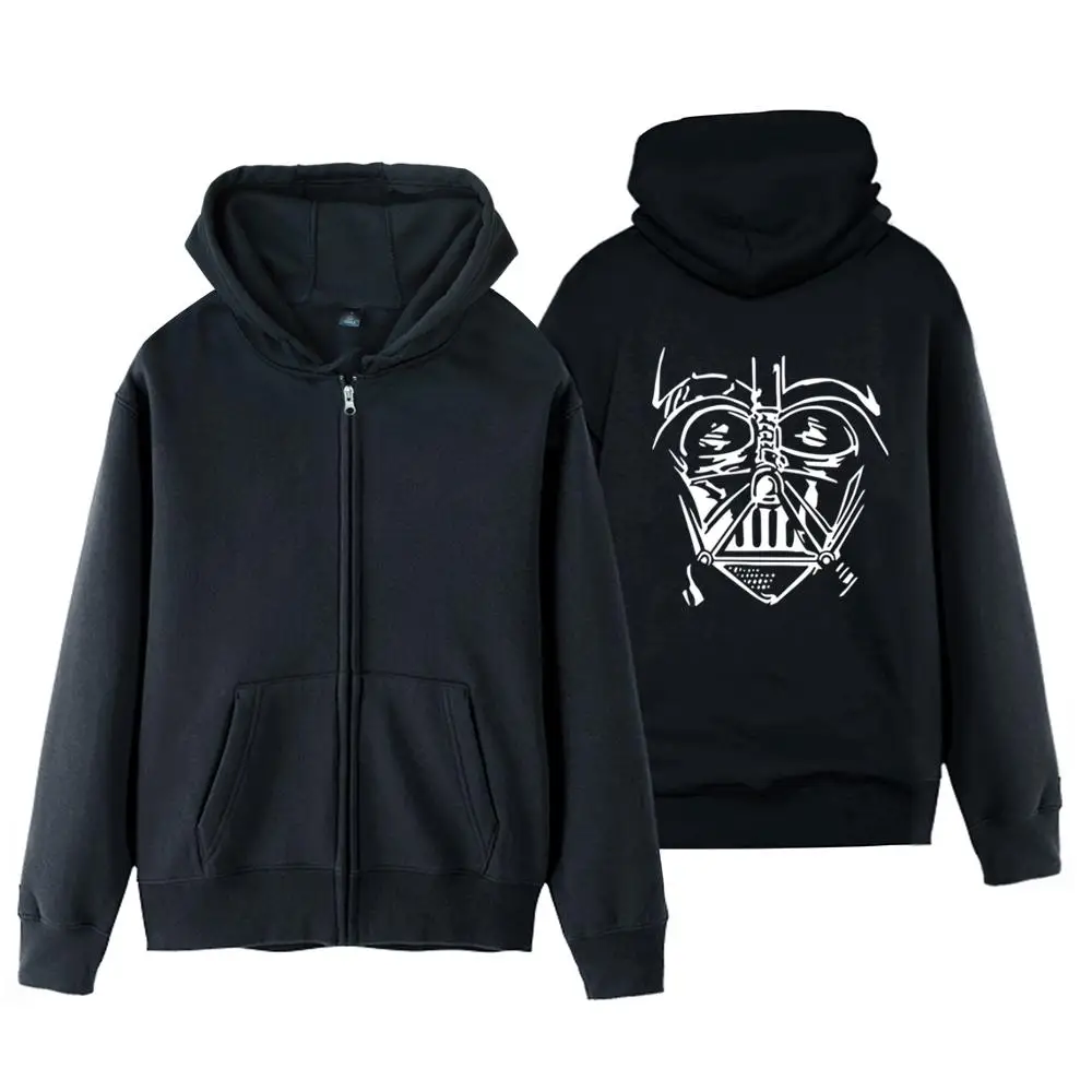 Star Wars Man Boy Coat Full Zip Hoodie Fleece Hooded Jacket Darth Vader Your Empire Needs You Autumn Winter Clothes ZIIART | Мужская