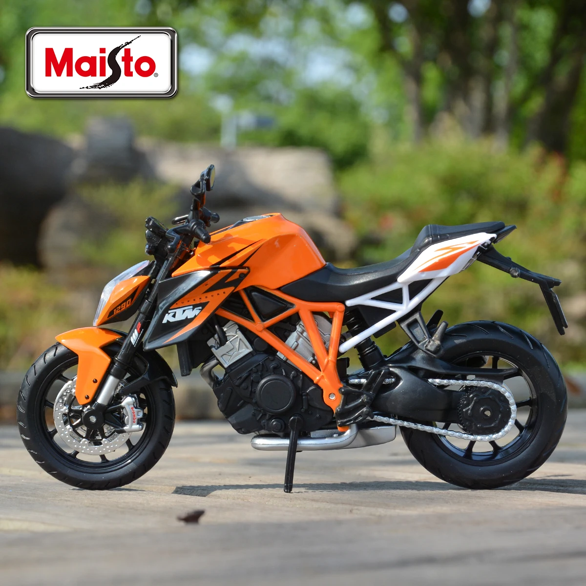 Maisto 1:12 KTM 1290 Super Duke R Orange Die Cast Vehicles Collectible Hobbies Motorcycle Model Toys 5