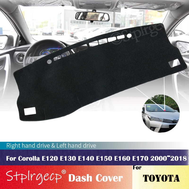 Противоскользящее покрытие для приборной панели Toyota Corolla E120 130 140 150 160 E170 2014 ~ 2018