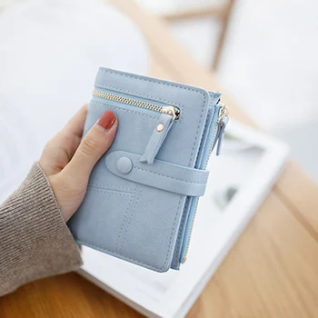 

Women Wallet Female Short Folding Multi-function Clutch Bag Small Wallet Cards Holder J9