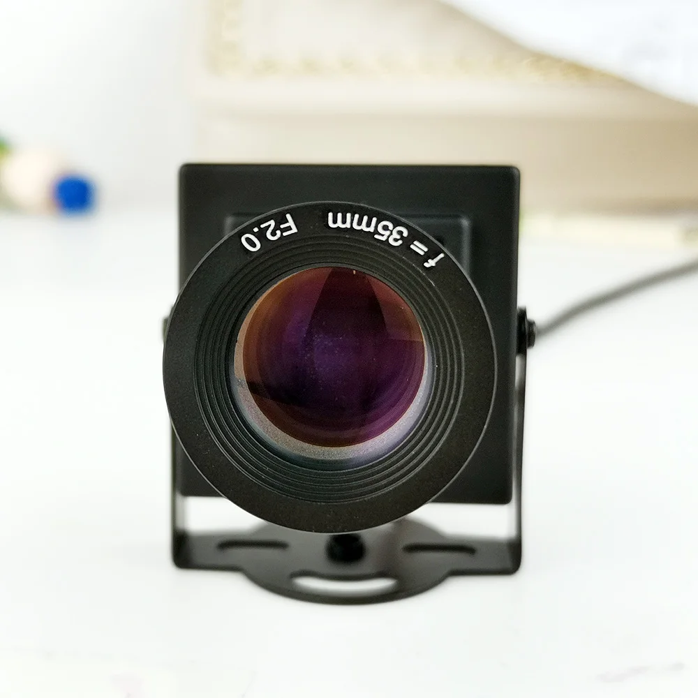 35mm Long Focal Length Lens 700TVL CCD Camera 1000TVL CCTV Security Box Color Mini Camera +RCA Adapter Car Overtaking Camer mini camera surveillance camera