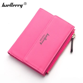 

Baellerry New Korean Brief Women Short Cute Wallets Coin Purse Candy Color Women Lolita Sweet Lady ID Card Holder High Quality