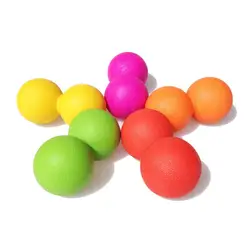 Siamese Fascia мяч двойной шар арахис Массажный мяч для восстановления мышц живота Расслабление позвоночника фитнес-мяч