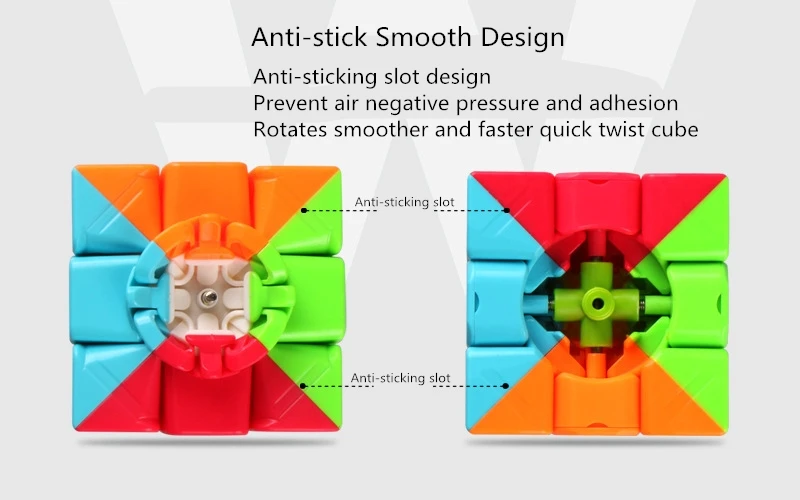Qiyi Warrior W 3x3x3 кубик рубика Магический кубик Профессиональный 3x3 скоростные кубики Пазлы 3 на 3 скоростной кубик Быстрый крученый кубик расслабляющий облегчающий давление игрушки кубик рубика
