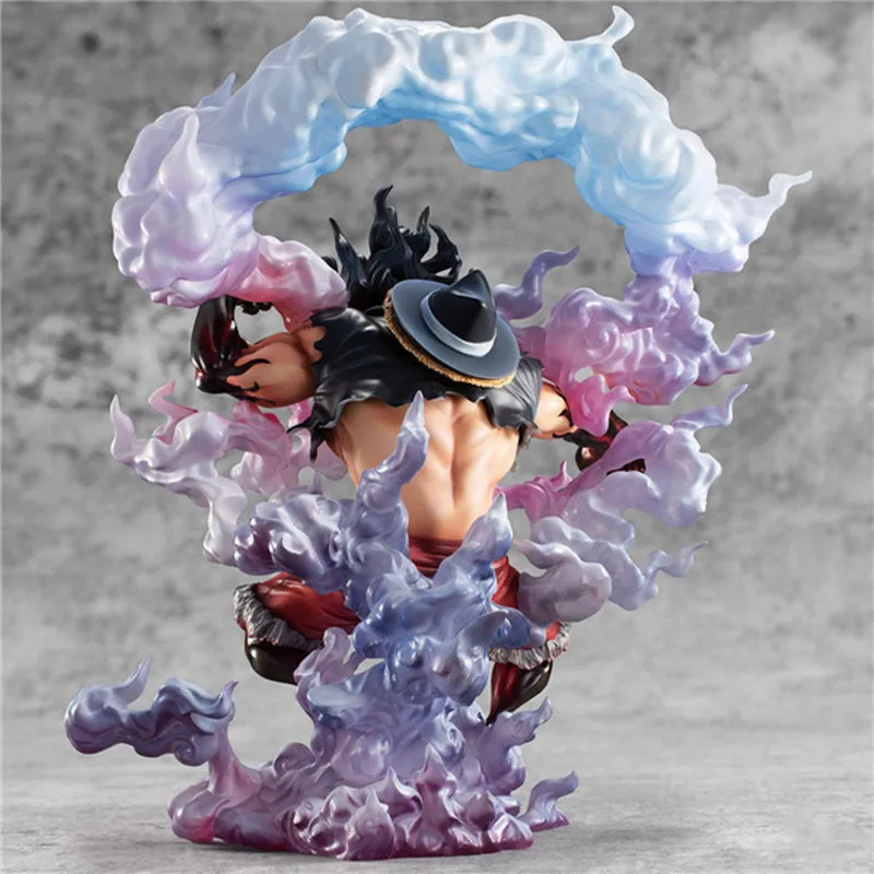 One piece Luffy gear 4 Snake Man ПВХ фигурка Аниме one piece Обезьяна D Luffy Snake-Man Коллекция фигурка игрушка 280 мм