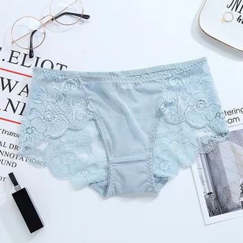 

Sexy Underwear Women Lingerie Breathable Panties Underwear Mid-rise Briefs Girls Lingerie Cute Panties