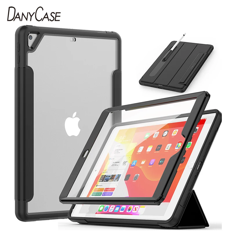 Умный чехол DANY для iPad 2019 10 2 7-го поколения 8 2020 с держателем стилуса 7 | Компьютеры и