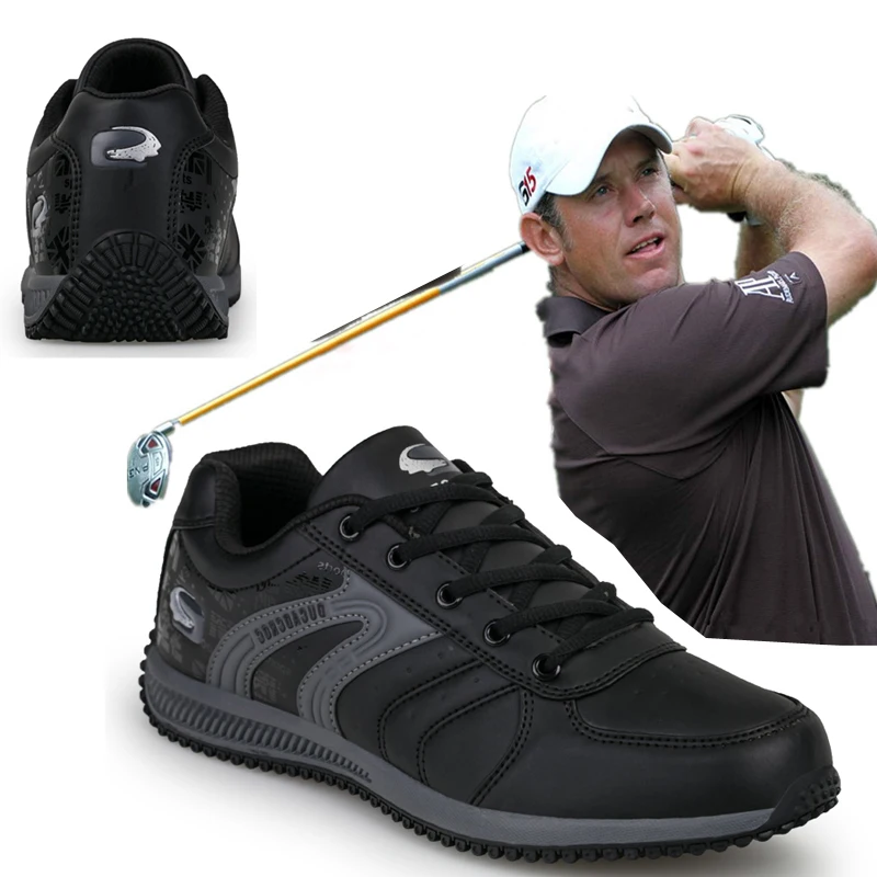 Обувь для гольфа мужские кроссовки водонепроницаемые кроссовки противоскользящая дышащая, комфортная обувь удобные сверхлегкие тренировочные кроссовки для гольфа