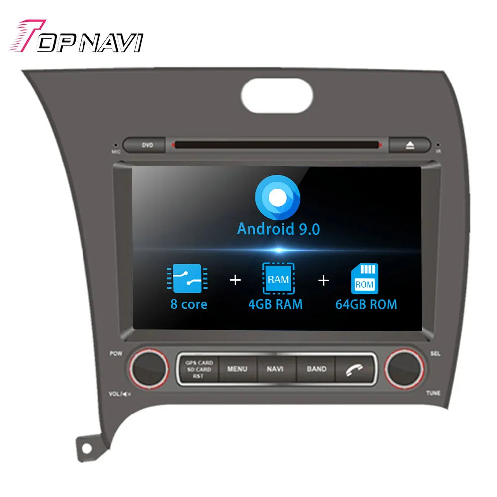 8 &quotВосьмиядерный Android 9 0 Авто DVD Play для KIA CERATO/K3/FORTE 2013-Стерео Авторадио автомобиля