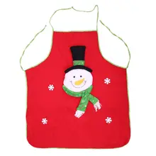 Новинка; рождественские украшения в стиле унисекс; костюм Санта-Клауса; фартук-снеговик; комбинезон официанта; T4MB