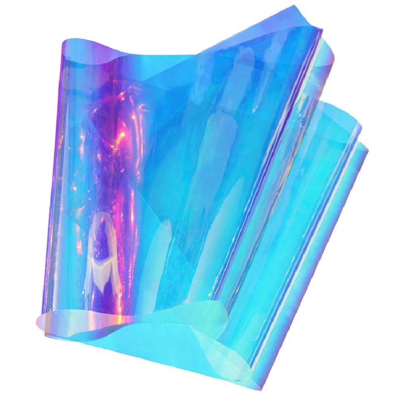 自己粘着レーザー放射ホログラムレインボーカラー、防水虹色peフィルム