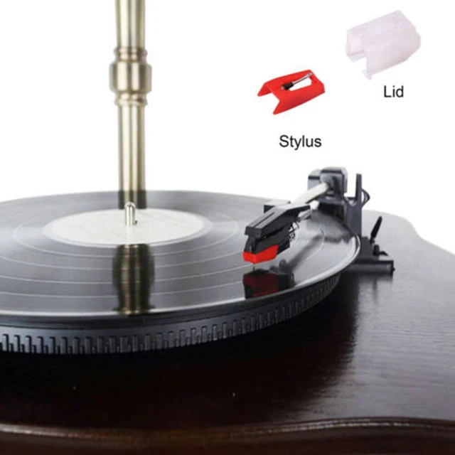 4 pièces platine tourne-disque aiguille diamant remplacement stylet  aiguilles pour tourne-disque vinyle 