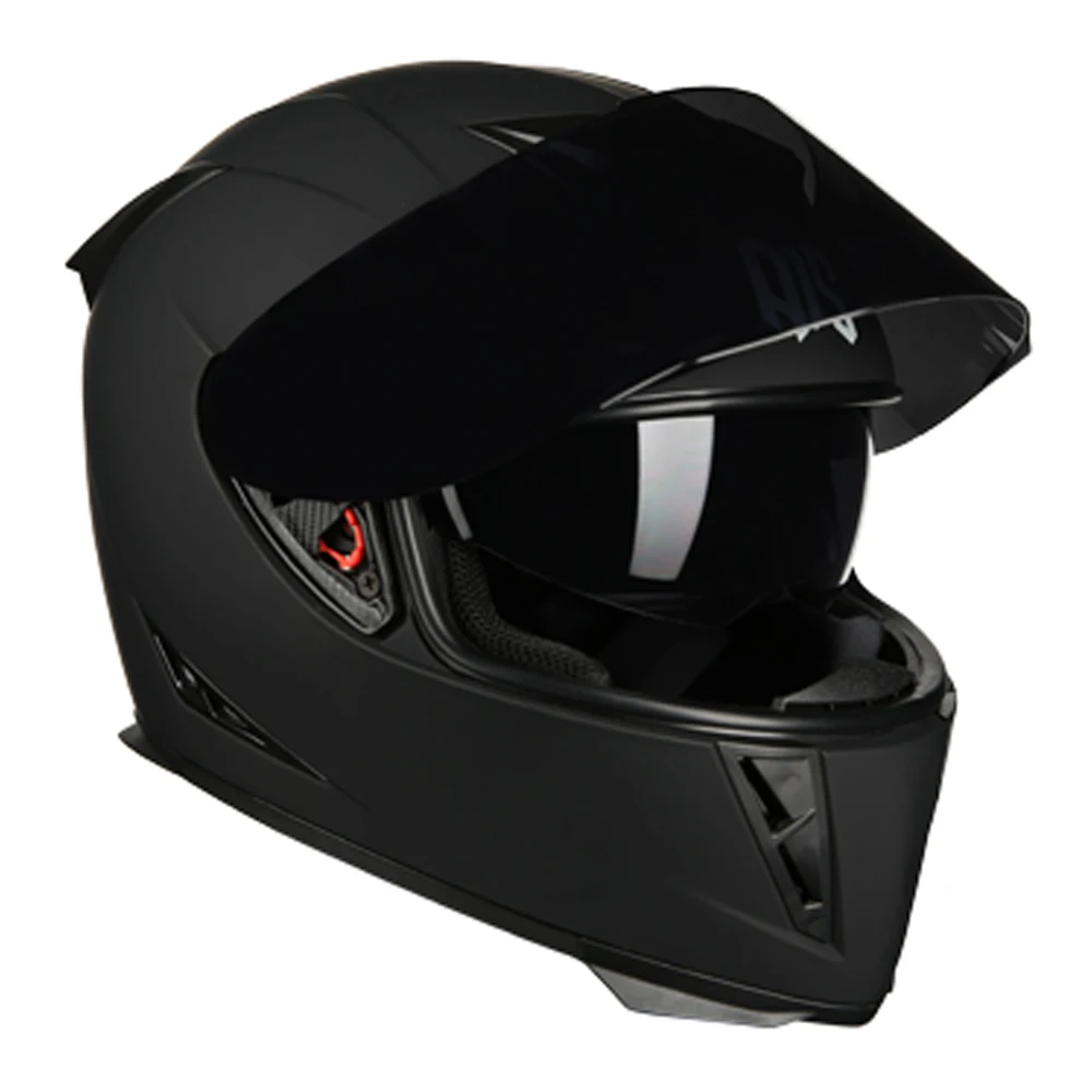AIS Motorcycle Helmet Crash Helmet Biker Moto Helmet Motorbike Riding Full Face Helmets Double Lens Scooter Riding Biker Casco