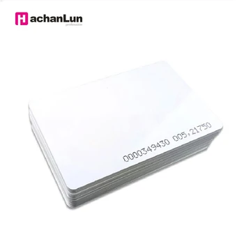 

10PCS RFID 125KHZ 0.8mm access control thin card quality assurance used for attendance token TK/EM4100 smart chip key badge tag