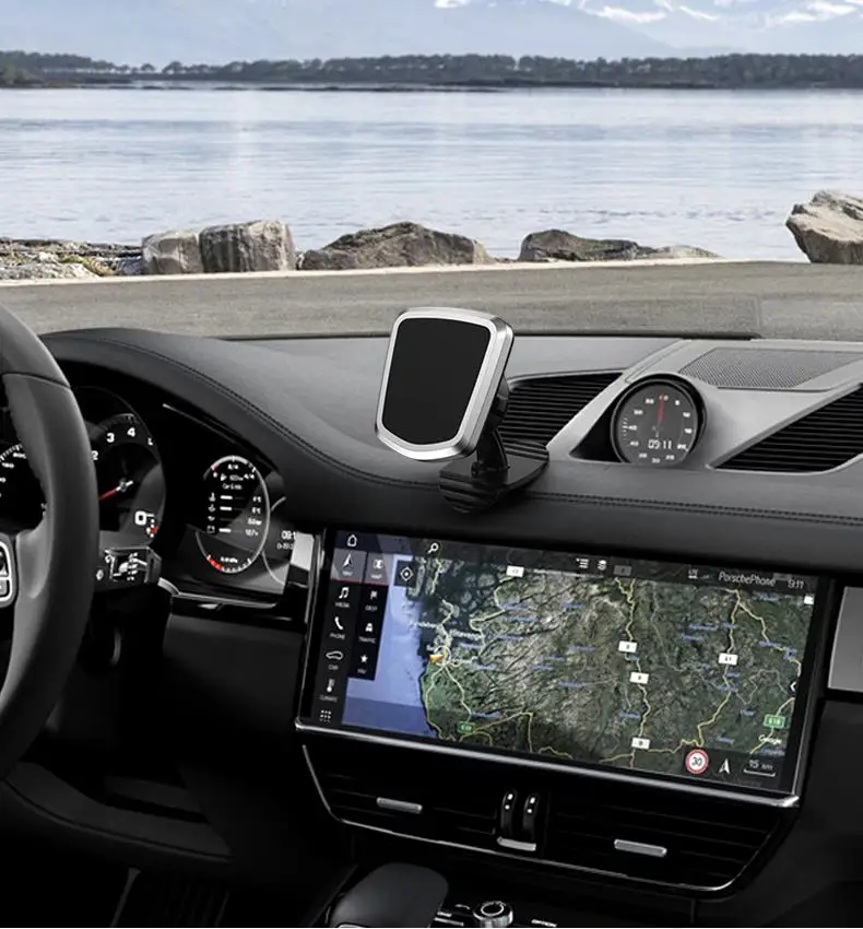 Прочная Магнитная приборная панель автомобильный держатель для телефона Автомобильный держатель для телефона 4,0-6,8 дюймов смартфон для iPhone для samsung Автомобильный кронштейн