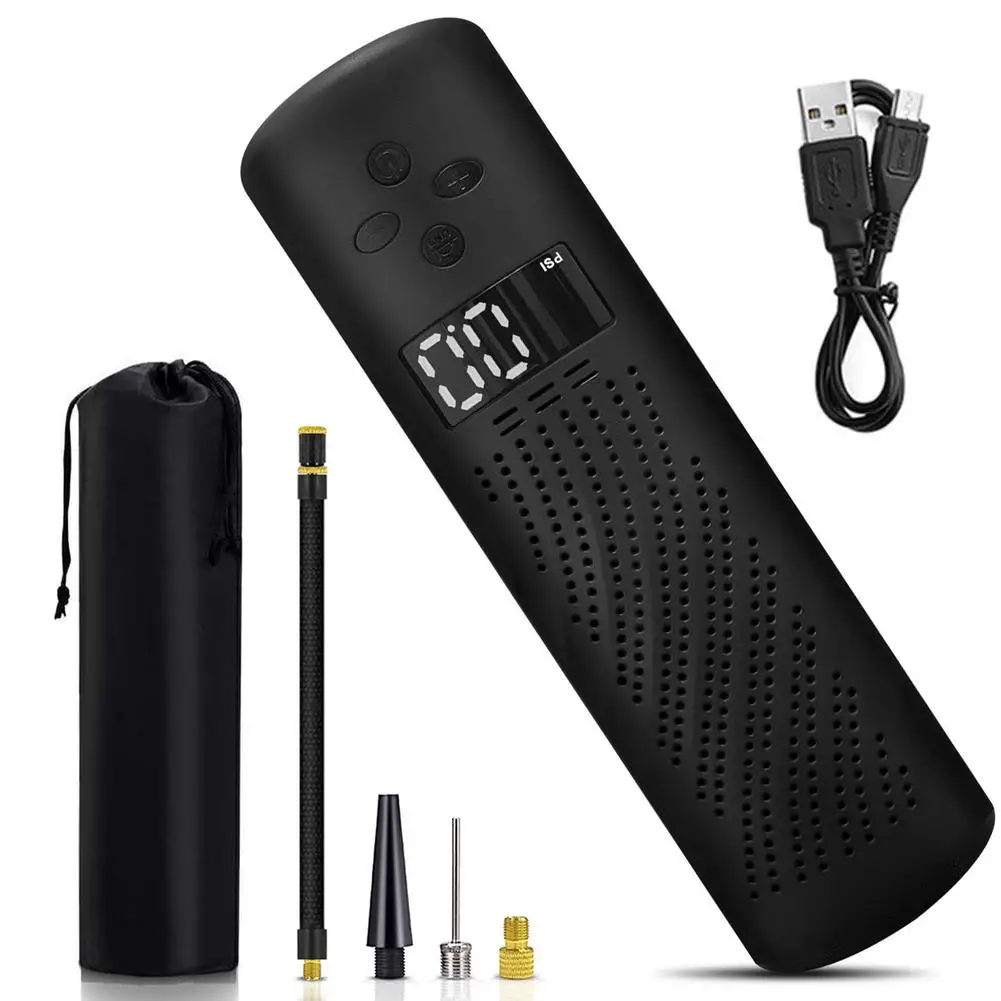 Mini Tire Inflator Digital Portable Air Compressor 12V Wireless Version 2500mAh Rechargeable For Car/Bicycle Pump With LED |