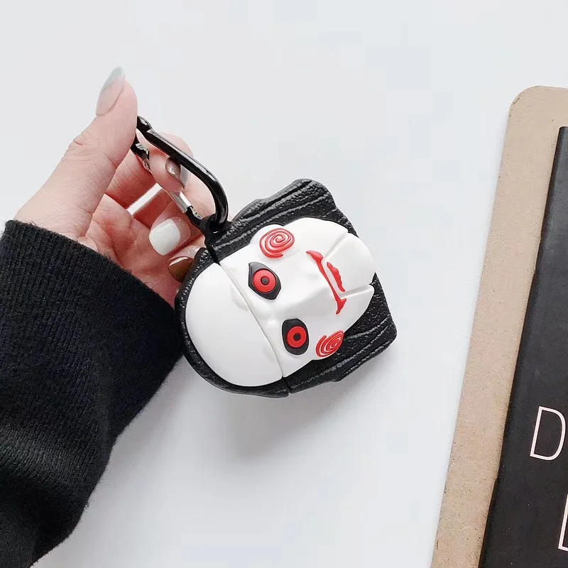 Пила Jigsaw Ghost Ring Chain Мягкий силиконовый чехол для AirPods