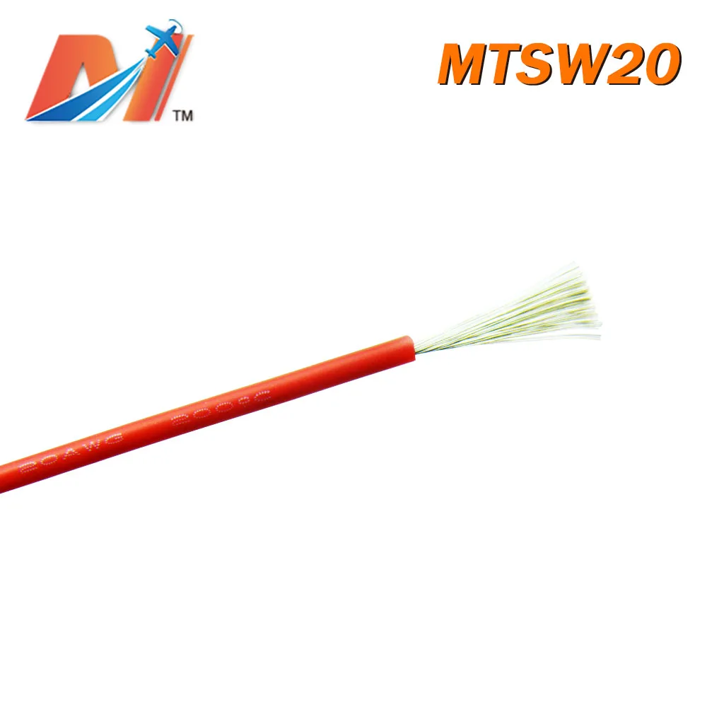 Maytech Clearance Sale(1meter) power silicon wire AWG20 RED COLOR