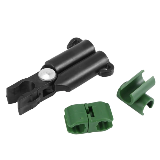 50 db Állítható Növényi Rácsos Csatlakozó -Tétek Klip A Kertészeti Téthez Fém Acélüzem Támogatja Mászást (8 Mm) Cnim Hot - Image 5