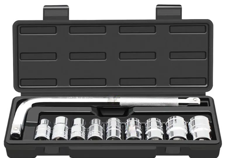

utomobile Motorcycle Car Repair Tool Box Precision Ratchet Wrench Set Sleeve Universal Joint Hardware Tool Kit For Car