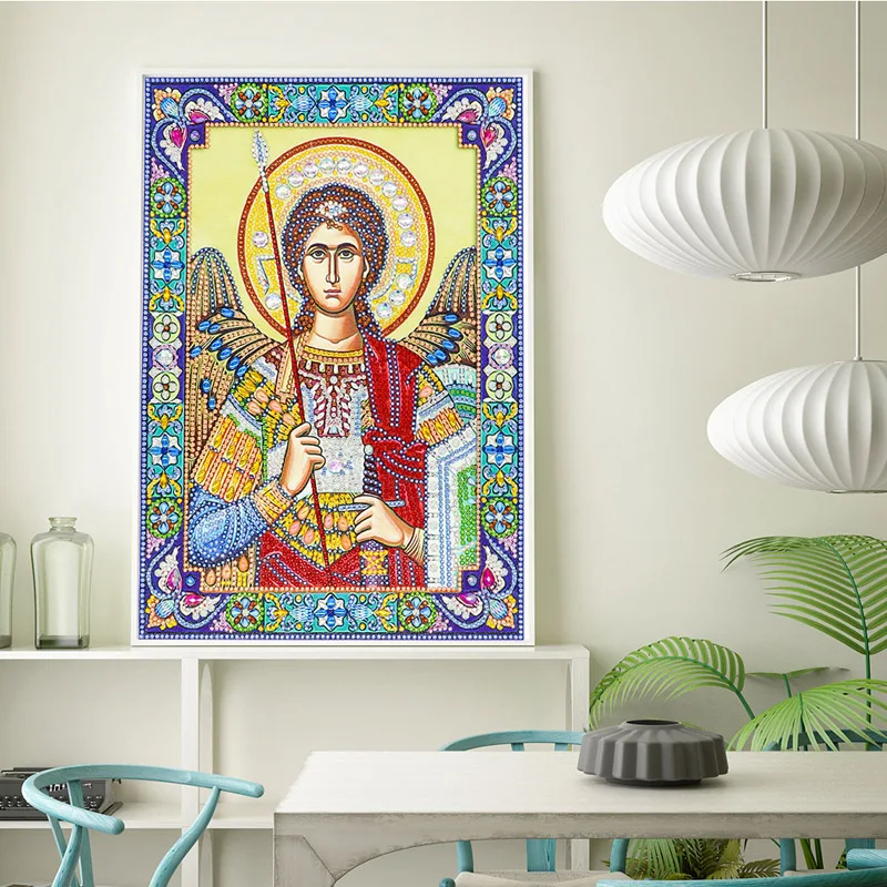 DIY 5D Diamond Mosaic Icon Diamond Painting Embroidery Big Special Stone Beadwork Pearl Crystal Orthodox Sale (16)