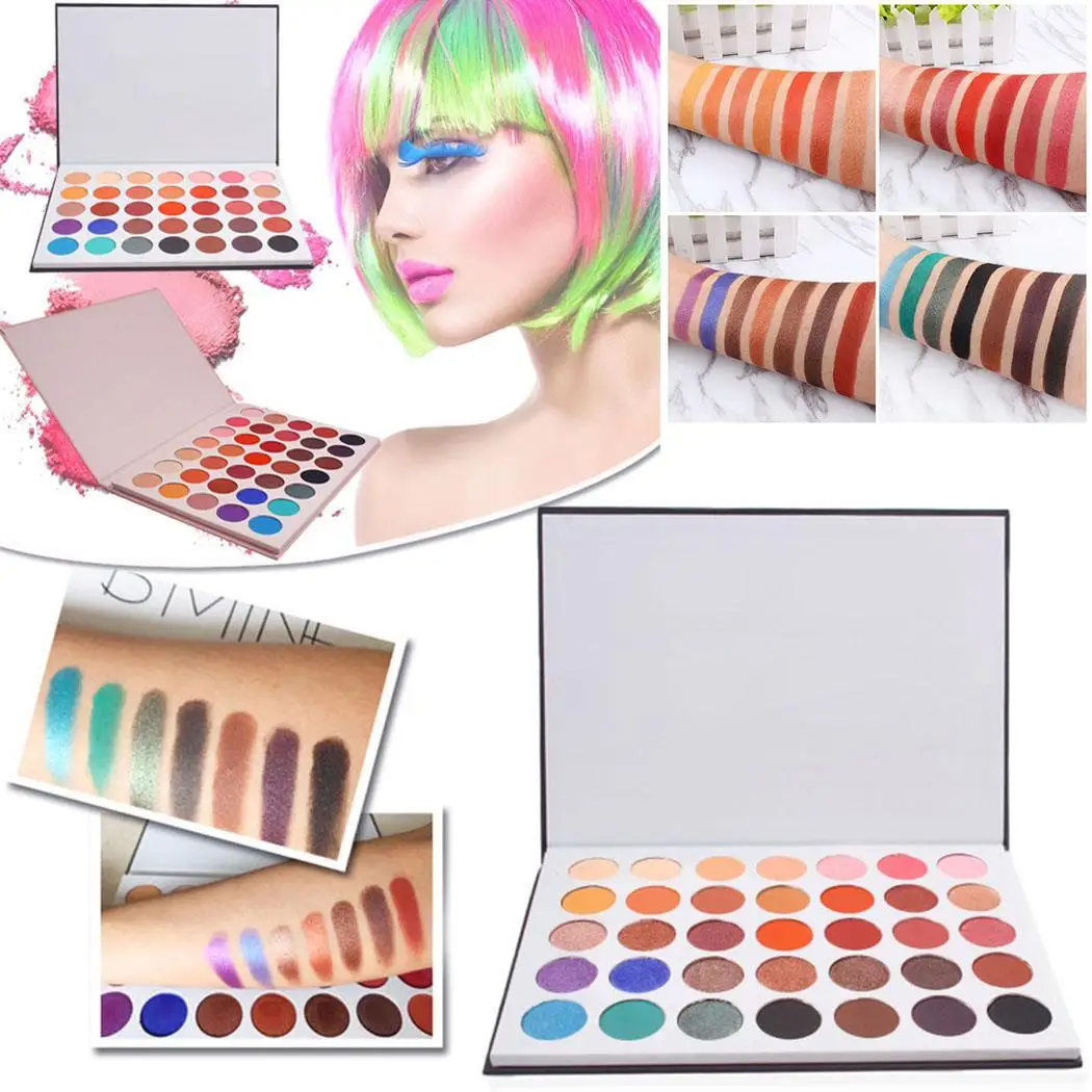Женский макияж beauty Shimmer Matte 355g подходит как для профессионального использования, так и для домашнего использования. Палитра теней для век