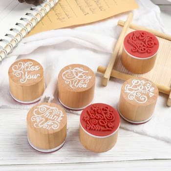 

Thank You/For You Blessing Greeting Words Wood Rubber Stamp DIY Crafts Scrapbook Cards Decor Handmade Letter Stamp