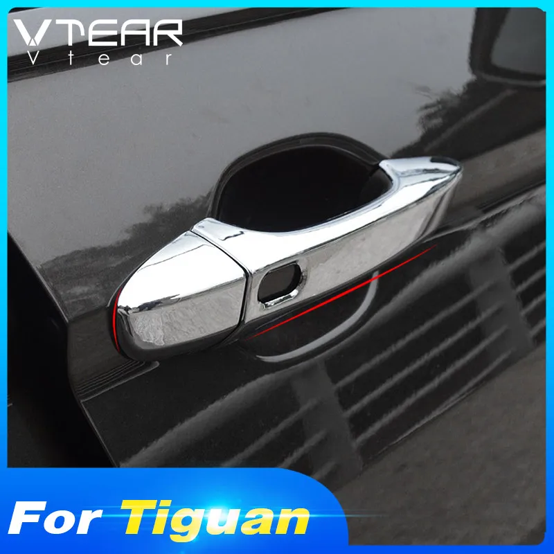Vtear для VW Tiguan MK2 тигуан 2020 2019 аксессуары из АБС пластика хромовые автомобильные