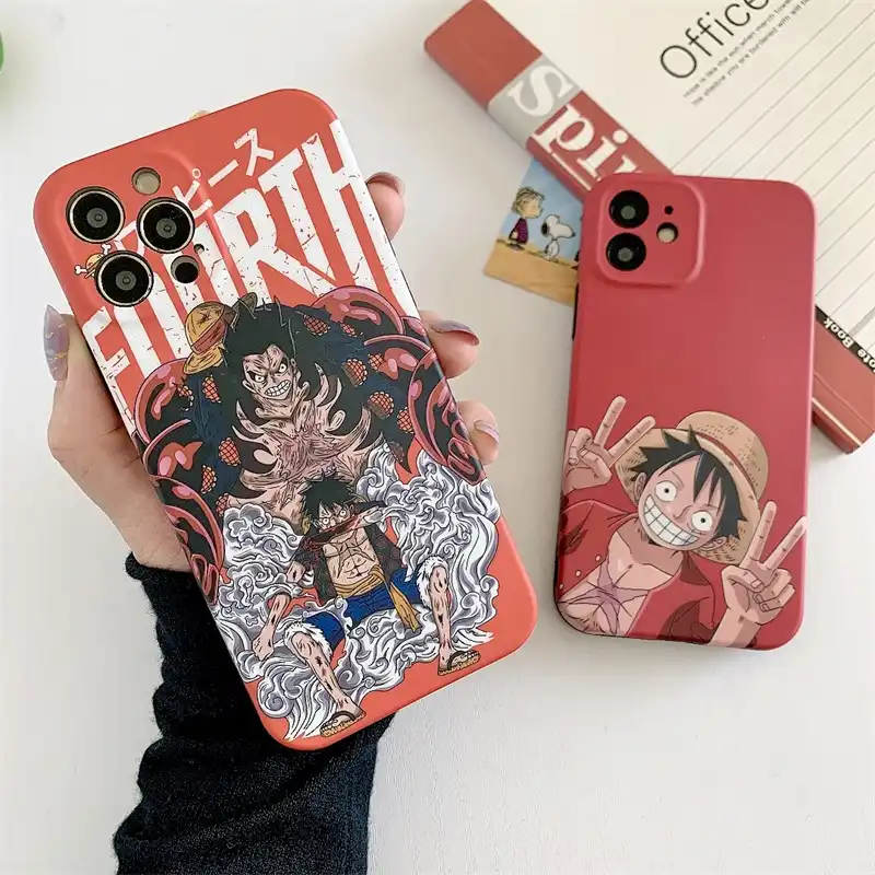 ファッションホットアニメワンピースケースiphone 11 12プロxs最大8 7プラスx Xr電話ケース 漫画ルフィサウロンソフトシリコーンcoque フィットケース Aliexpress
