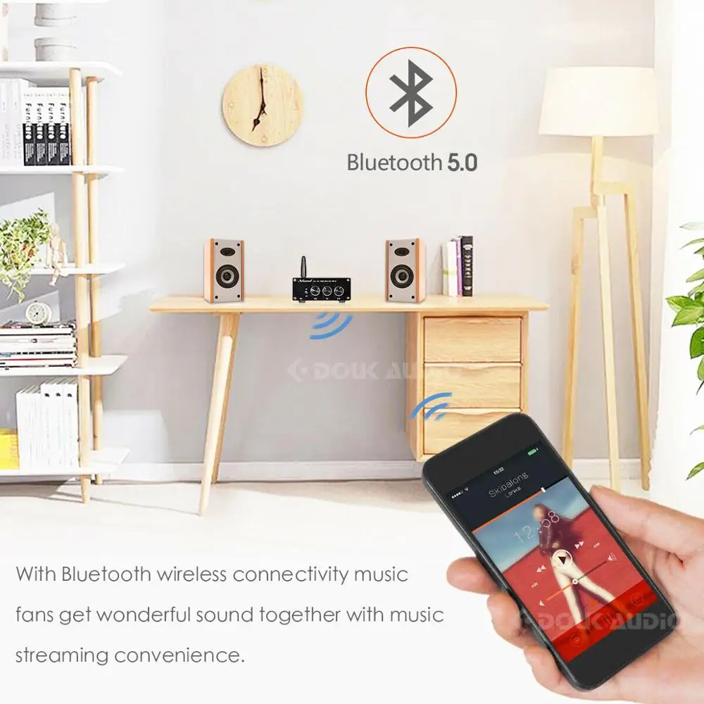 Nobsound мини TPA3116 цифровой аудио усилитель HiFi Bluetooth 5,0 Класс D стерео усилитель мощности 100 Вт* 2