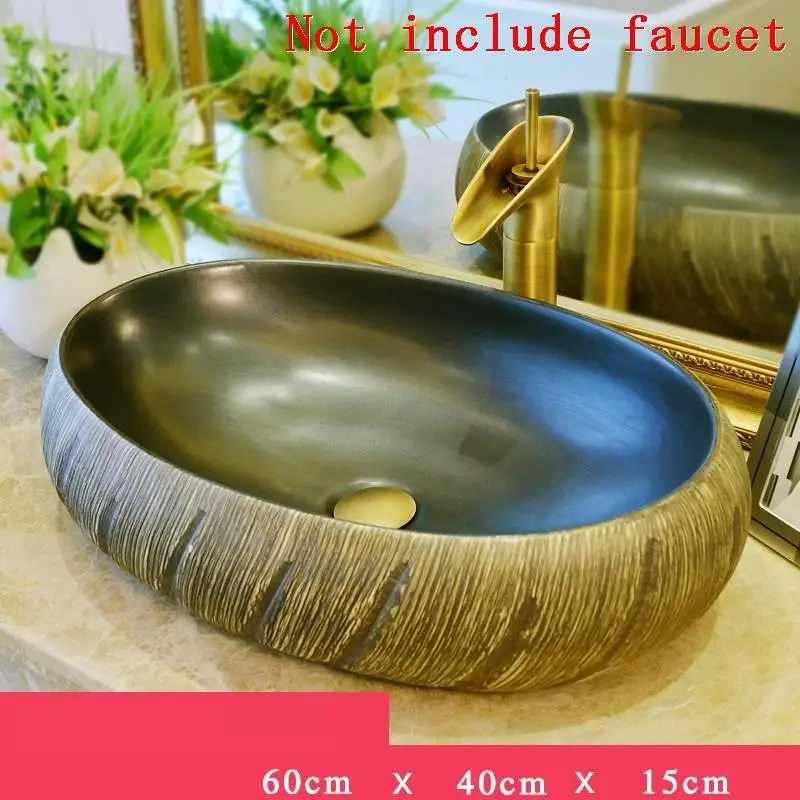 Version A Salle De Bain бассейна Wastafel Lavandino Bagno Para чаша Evier судно Ванная комната Баньо Куба умывальник раковина поо Banheiro умывальник - Цвет: Version A