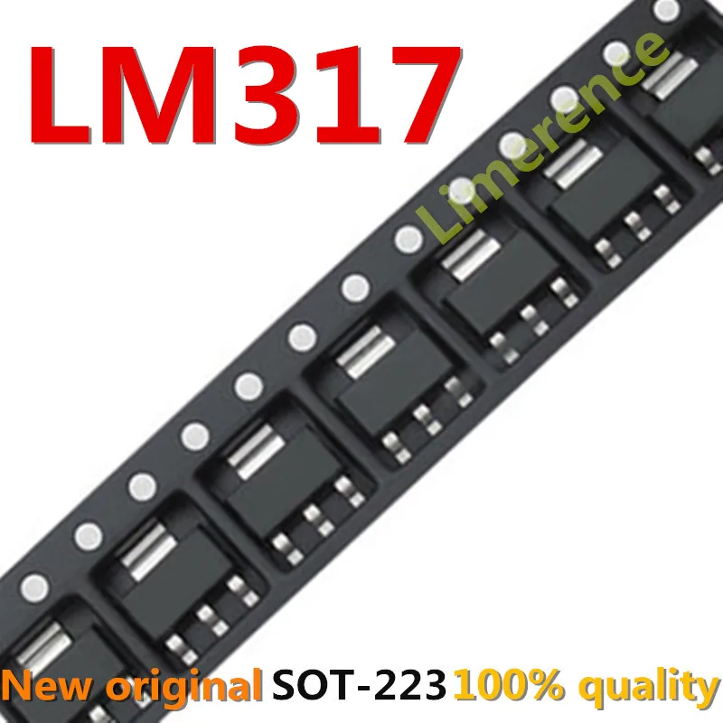 10 шт. LM317 LM317EMP SOT223 N01A SOT-223 317 SOT SMD новый и оригинальный чипсет IC поддерживает BOM