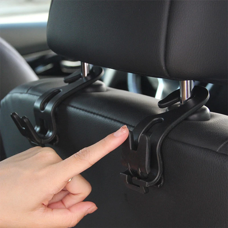 Universal Car Seat Back Hook Hanger Headrest Mount Storage Hook Organizer 
