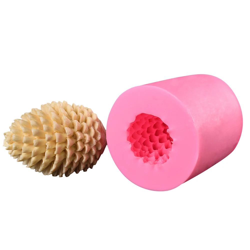 

Candle Cake Decoration Tools Pine Cones Christmas Tree Silicone Candle Soap Mould Mold Candle Making Chocolate Hot Sale