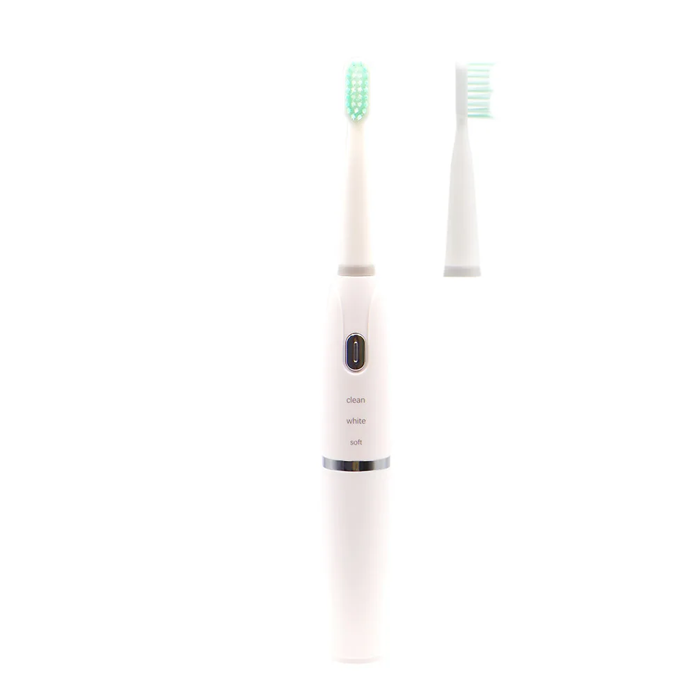 Отбеливающая зубная щетка es для взрослых, уход за полостью рта, электрическая зубная щетка AA на батарейках, зубная щетка с умным таймером, 3 дополнительных режима