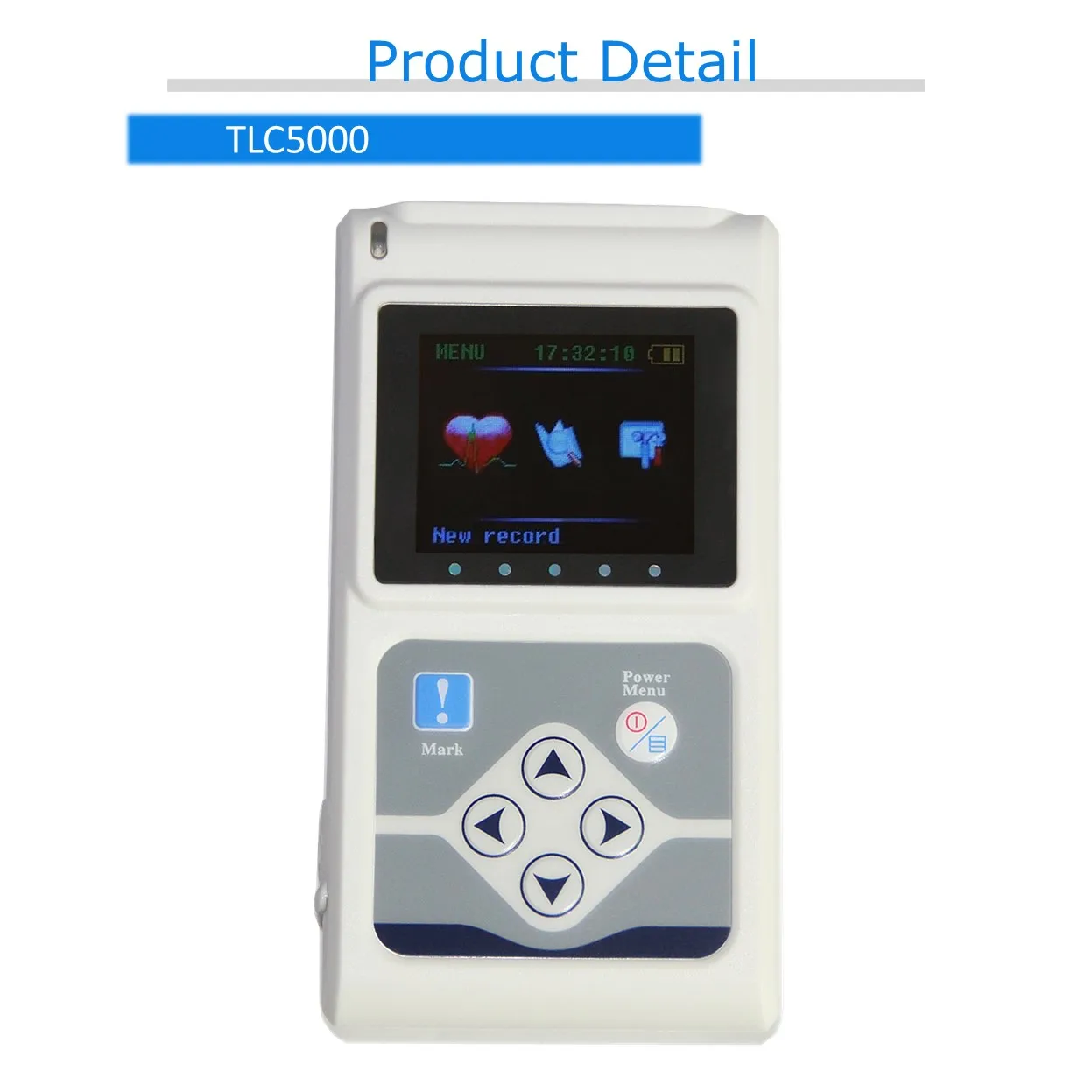 12 lead 24h Analyzer TLC5000 Hand-held Dynamic ECG/EKG Holter Monitoring Recorder System analyzer,pc software,USB ECG Holter