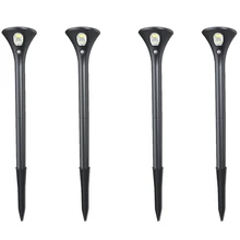 

Solar Spot Lights Outdoor, 4 Pack LED Solar Powered Solar Lights Outdoor with Motion Sensor Auto On/Off Waterproof