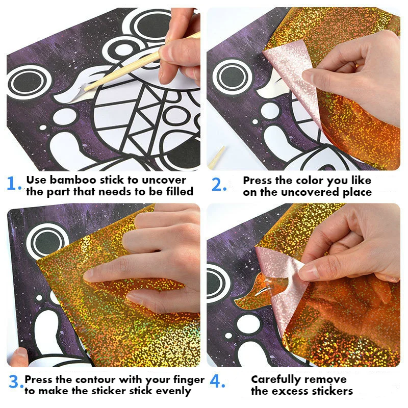 DIY Magic Transfer Painting Crafts 5