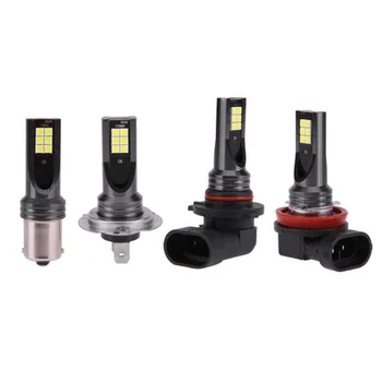 

20pcs Car Fog Lights H4 H7 H8/H11 HB3/HB4 1156 1157 3030 12smd 12v Auto LED Fog Bulb Lampada
