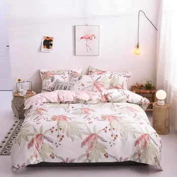 

Bonenjoy Bed Sheet Sets King Size ropa de cama Floral Style Duvet Cover Set Bedclothes Bed Linen Luxury Home Textile Bedding Set