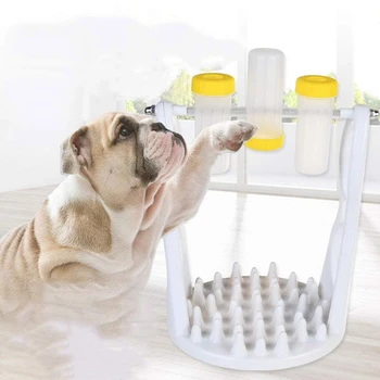 

Cat Toy Dog Activity Food Reward Turn Around Puzzle for Dog Strategy IQ Game Interactive Toy for Dogs Pets Accessory for Cats