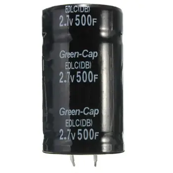 

1PCS Black 2.7V Double Layer Capacitor 500F 35 * 60MM