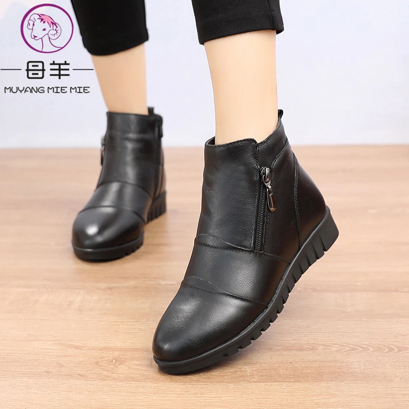 zapatos de cuero para mujer