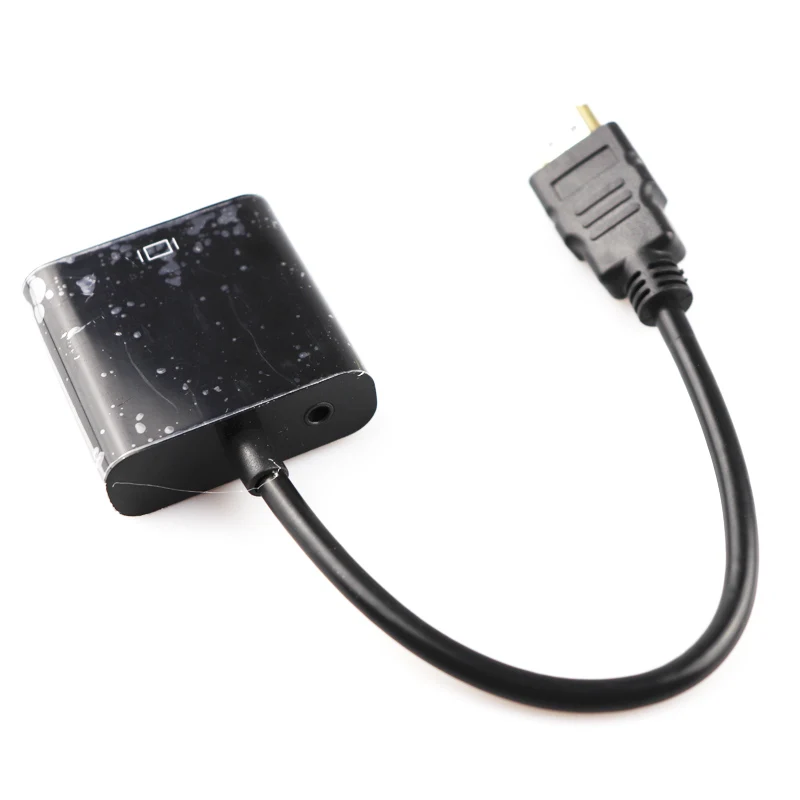 Переходник с HDMI на VGA папа мама аудиокабелем 1080P|hdmi to vga adapter|hdmi vgahdmi |