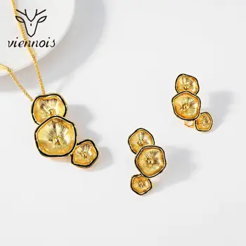 

Viennois dubai jewelry sets Gold Jewelry Set Earrings and Necklace for Women