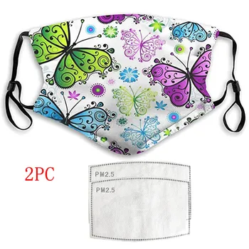 

In Stock 3pcs New Face Mask Fabric Adult Protective PM 2.5 Dust Mouth Cover Washable Reusable Mouth Mask Adjustable Mask