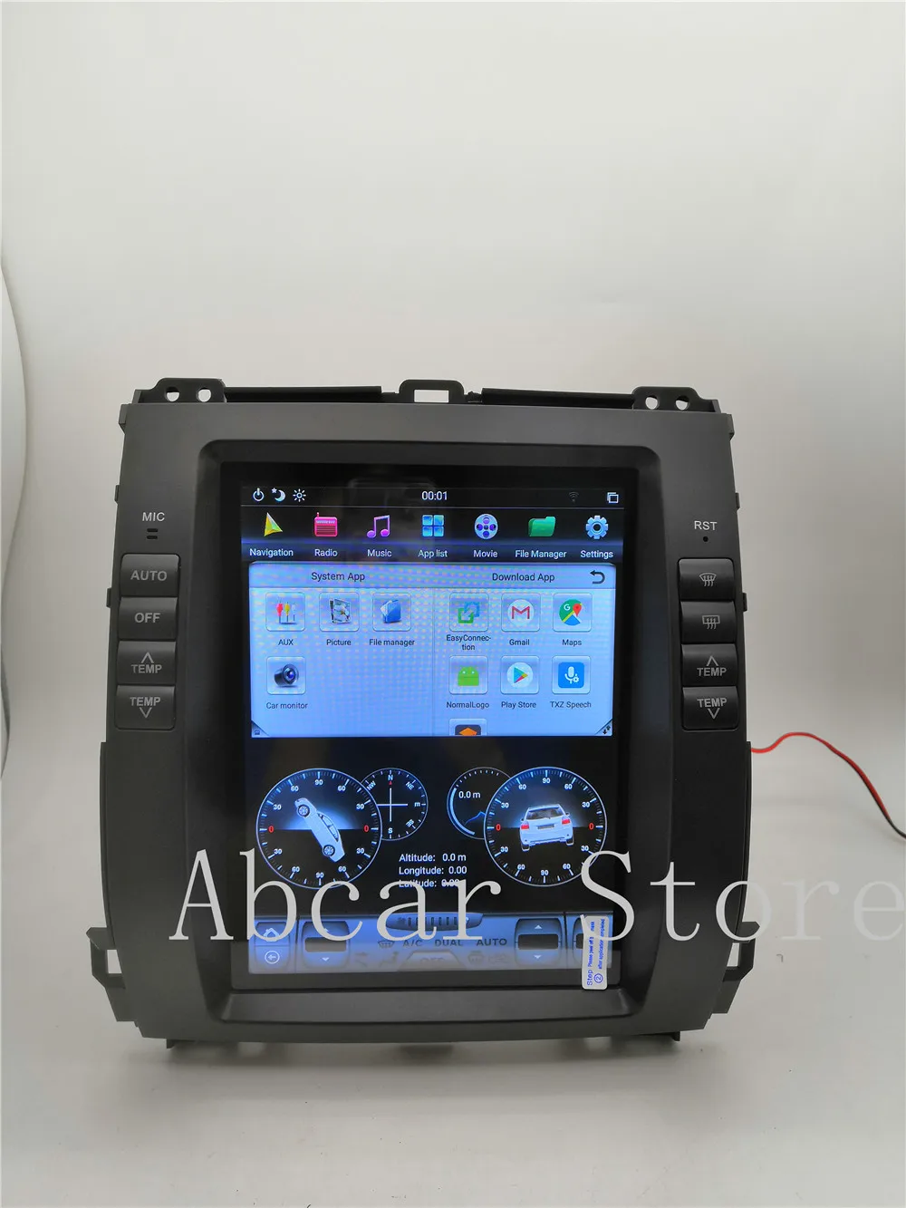 10," Tesla стиль Android 8,1 автомобильный dvd-плеер gps навигация для Toyota Land Cruiser Prado Lexus GX470 2002-2009 стерео радио