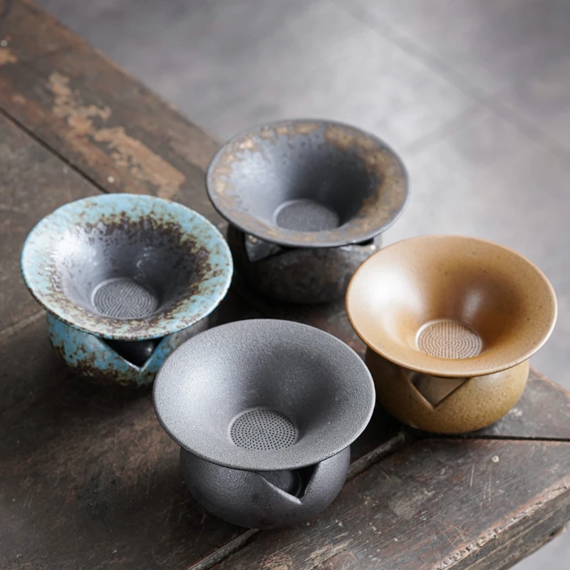 Baked Stoneware Tea Funnel | Japanese Tea Accessories | Teaware Accessories - Tea Strainers Tea Infusers - Aliexpress