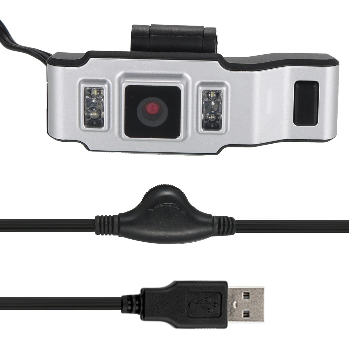 

SOONHUA Web Camera Webcam Plug-N-Play Laptop Webcams Computer USB Web Cameras 480P 120fps CMOS 4pcs LED For Night Vision Viewing